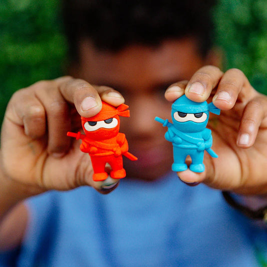 Ooly-Ninja Erasers Set of 3-112-054-Legacy Toys
