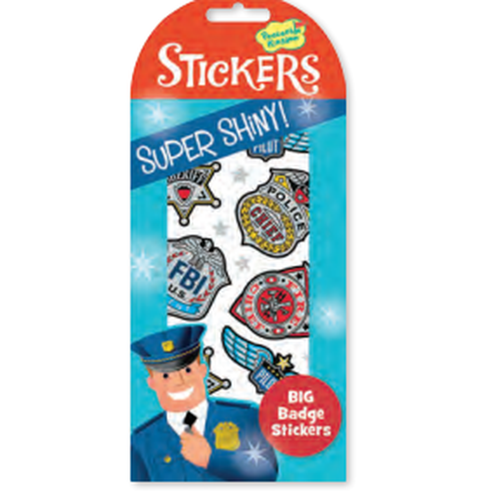 Peaceable Kingdom-Big Badge Foil Sticker Pack-STK123-Legacy Toys