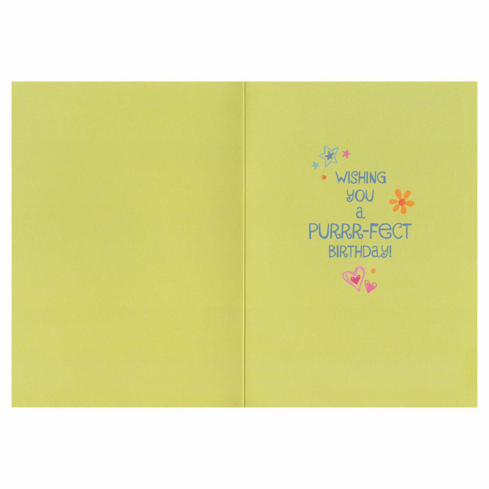 Peaceable Kingdom-Glitter Kitty Doodle Birthday Card-11493-Legacy Toys
