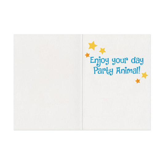 Peaceable Kingdom-Hedgehog Foil Birthday Card-11088-Legacy Toys