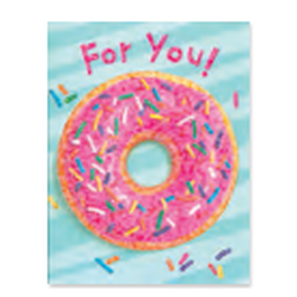 Peaceable Kingdom-Mini Card Enclosures-11036-Donut Foil-Legacy Toys