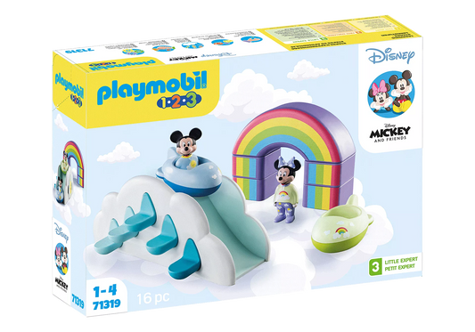 Playmobil-1.2.3. & Disney: Mickey & Minnie's Home in the Clouds-71319-Legacy Toys