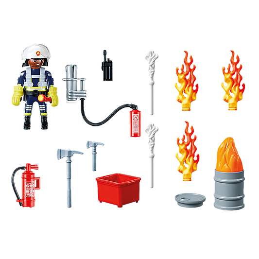 Playmobil-City Action - Fire Rescue Gift Set-70291-Legacy Toys