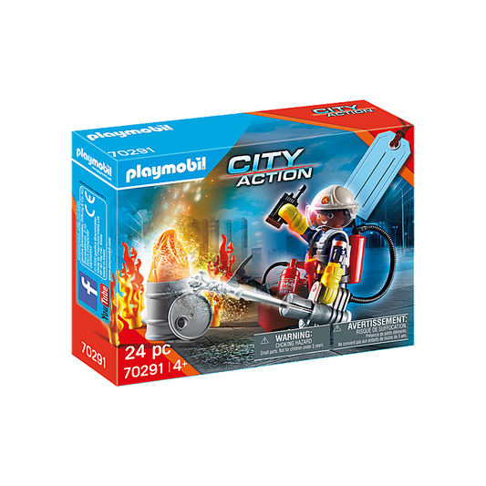 Playmobil-City Action - Fire Rescue Gift Set-70291-Legacy Toys