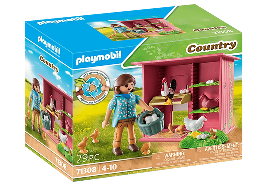Playmobil-Country - Hen House-71308-Legacy Toys