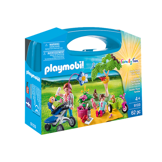 Playmobil-Family Fun - Picnic Carry Case-9103-Legacy Toys