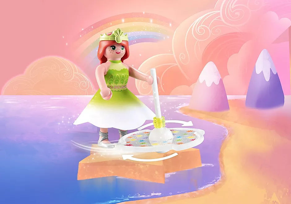 Playmobil-Princess Magic - Rainbow Spinning Top-71364-Legacy Toys