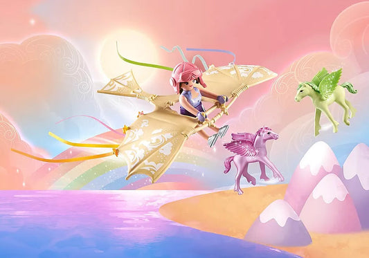 Playmobil-Princess Magic - Trip with Pegasus Foals in the Clouds-71363-Legacy Toys