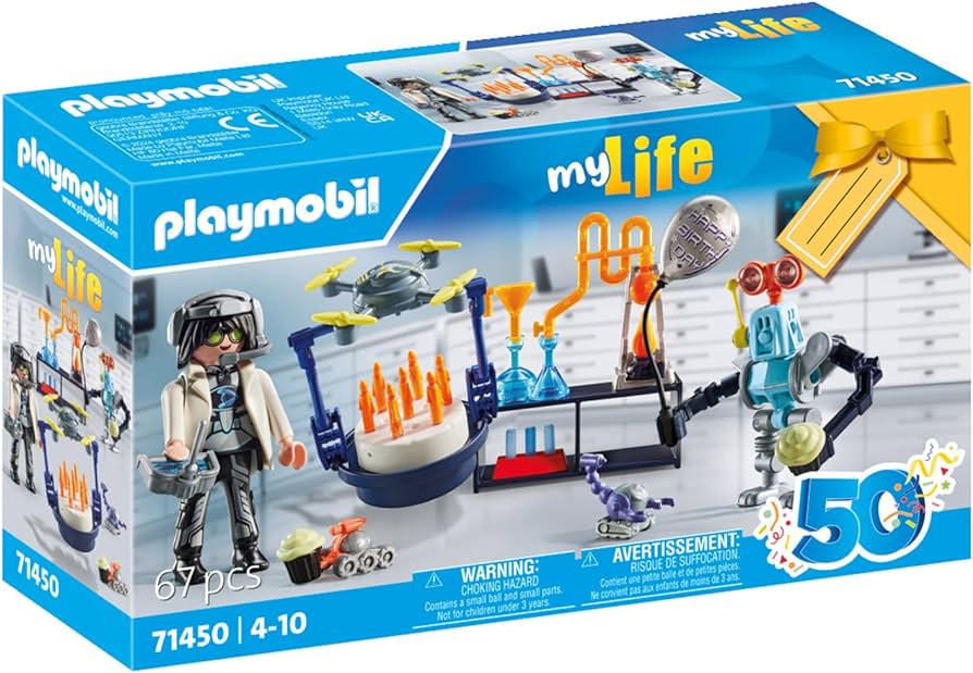 Playmobil-Researchers with Robots-71450-Legacy Toys