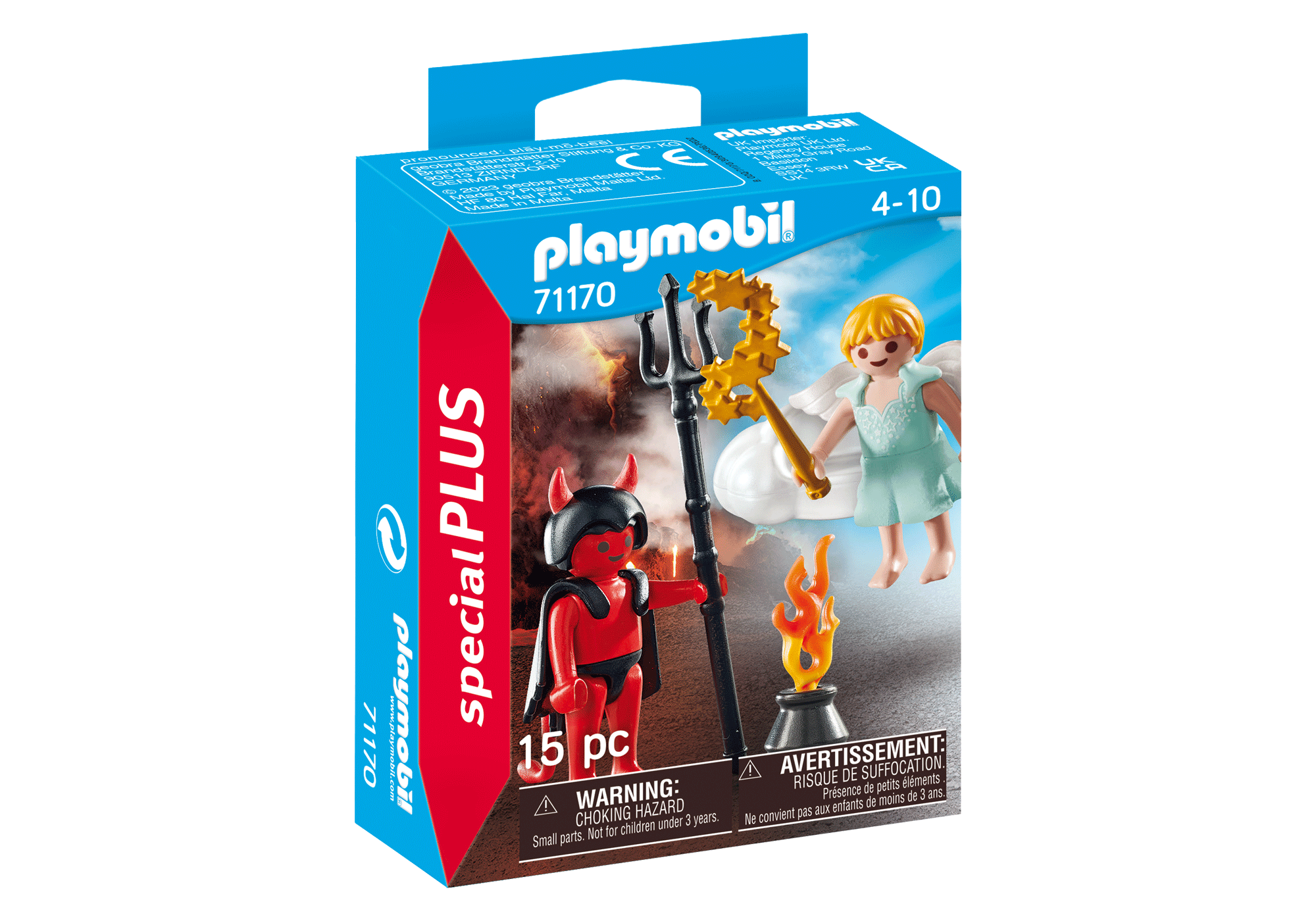 Playmobil-Special Plus - Little Angel & Little Devil-71170-Legacy Toys