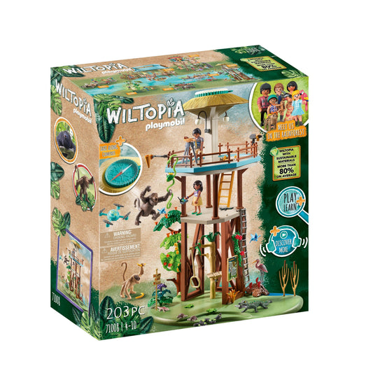 Playmobil-Wiltopia - Research Tower with Compass-71008-Legacy Toys