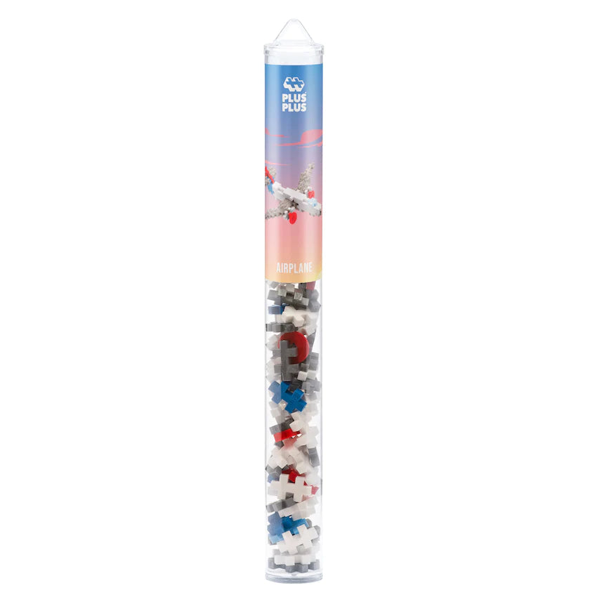 Plus-Plus USA-Plus-Plus Tube - Airplane-05118-Legacy Toys
