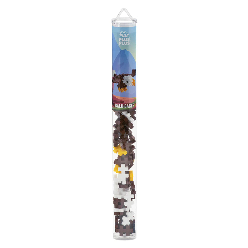 Plus-Plus USA-Plus-Plus Tube - Bald Eagle-04140-Legacy Toys