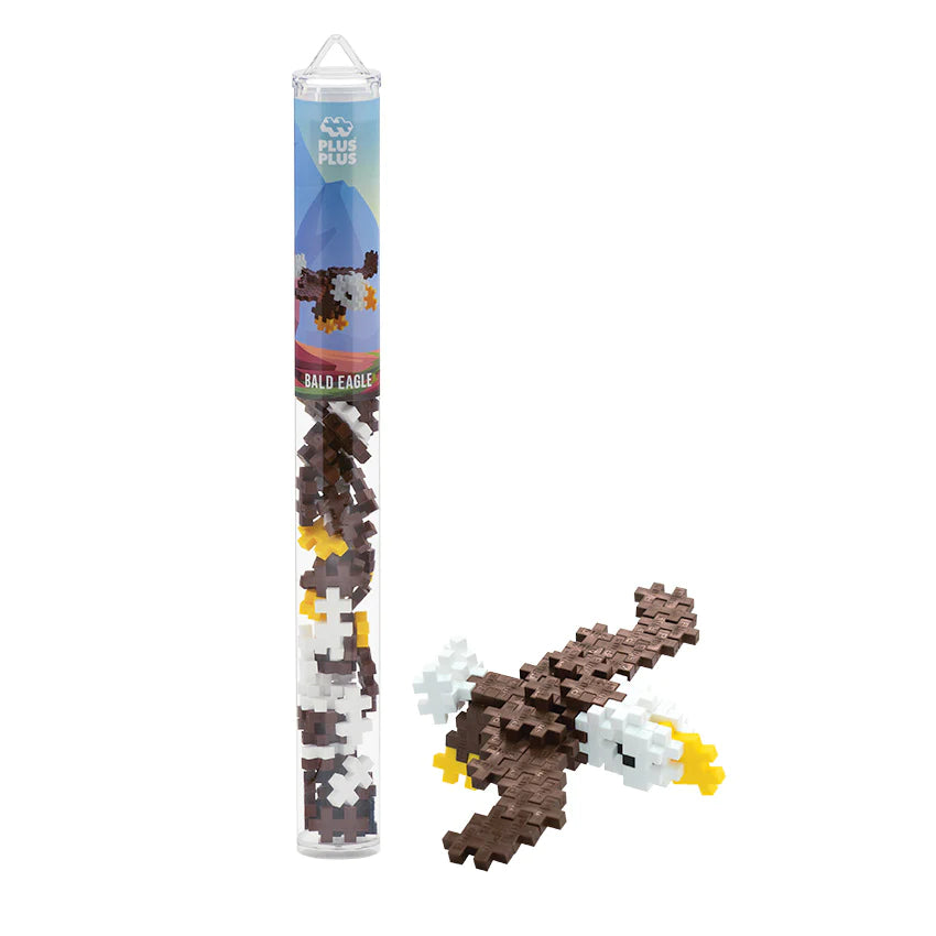 Plus-Plus USA-Plus-Plus Tube - Bald Eagle-04140-Legacy Toys