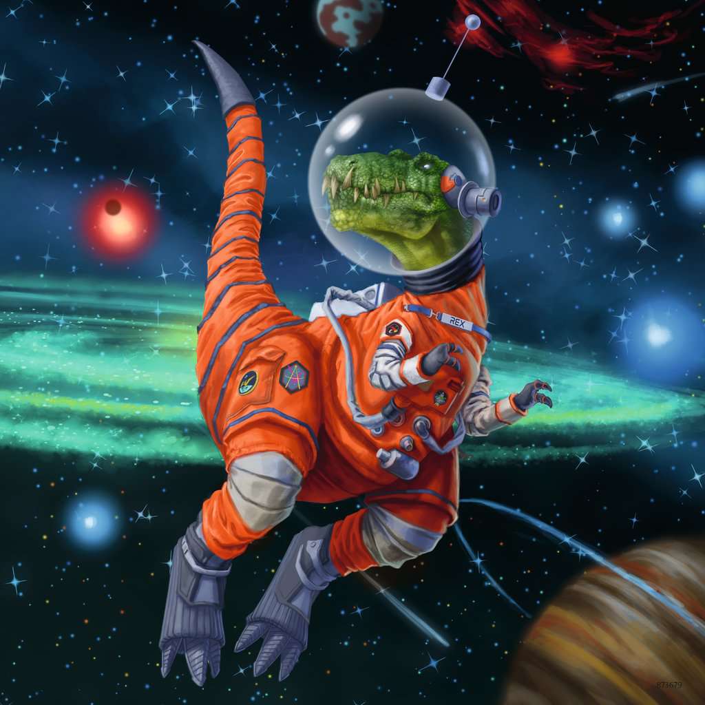 Ravensburger-Dinosaurs in Space - 3x49 Piece Puzzle-5127-Legacy Toys