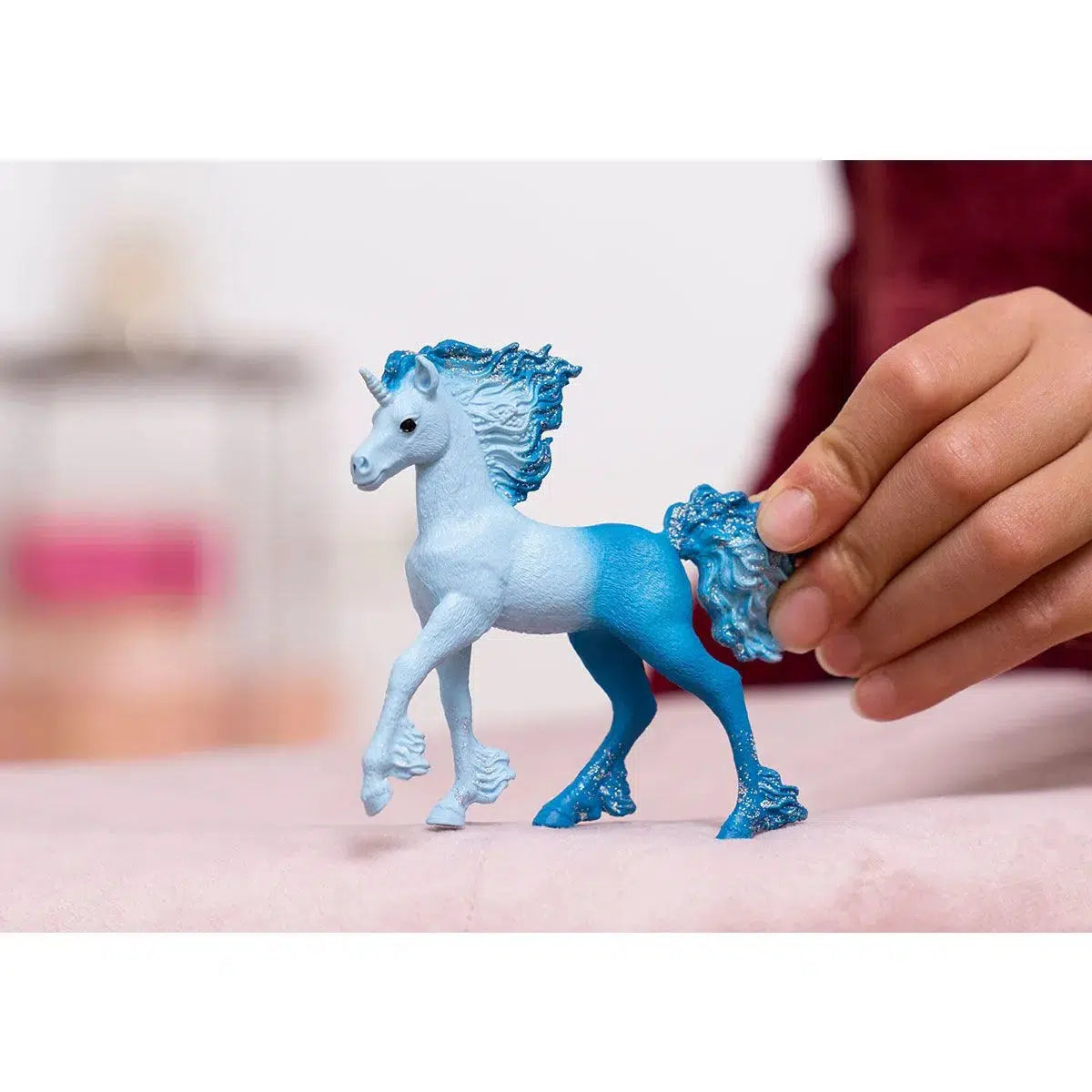 Schleich-Elementa Water Flame Unicorn Foal-70758-Legacy Toys