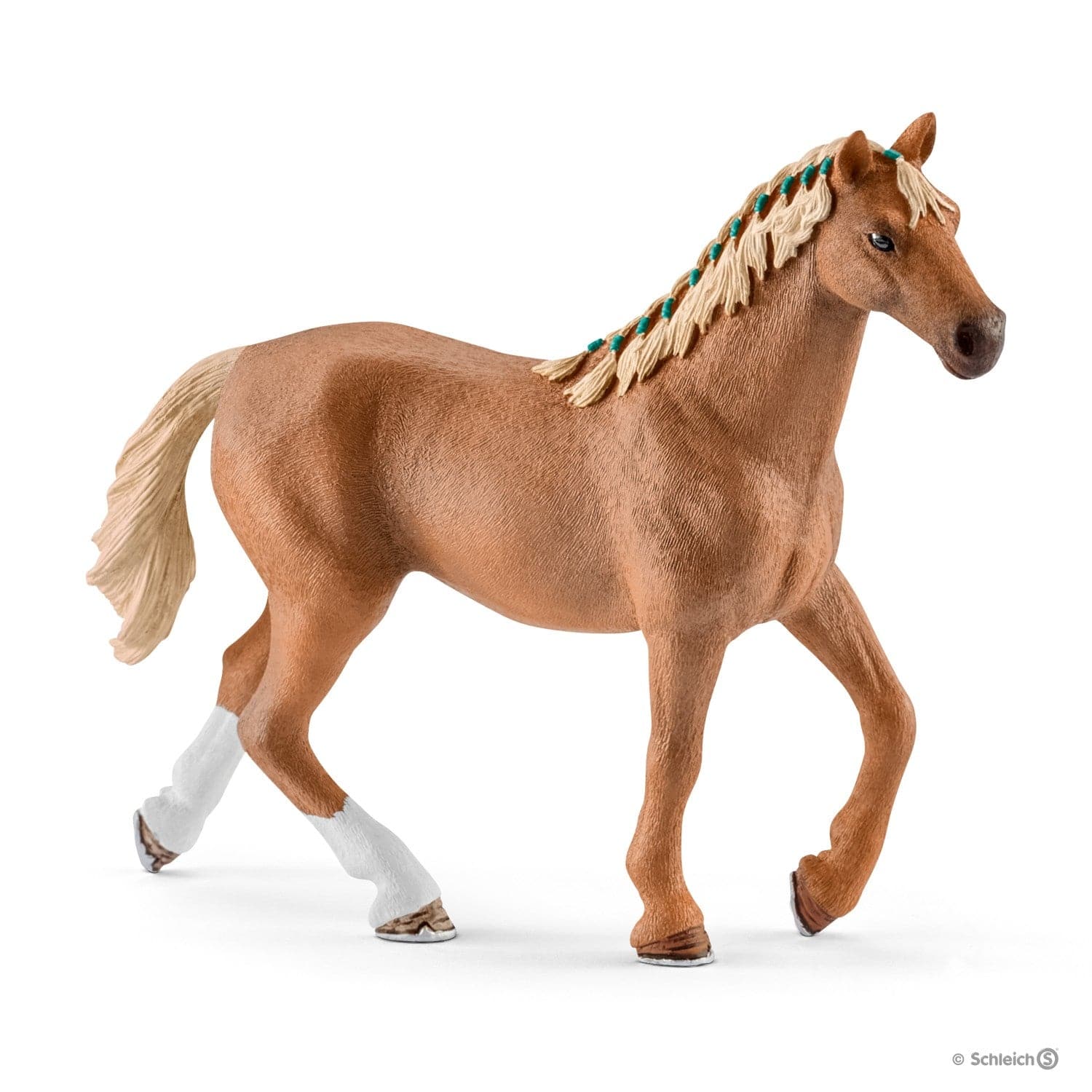 Schleich-English Thoroughbred with Blanket-42360-Legacy Toys
