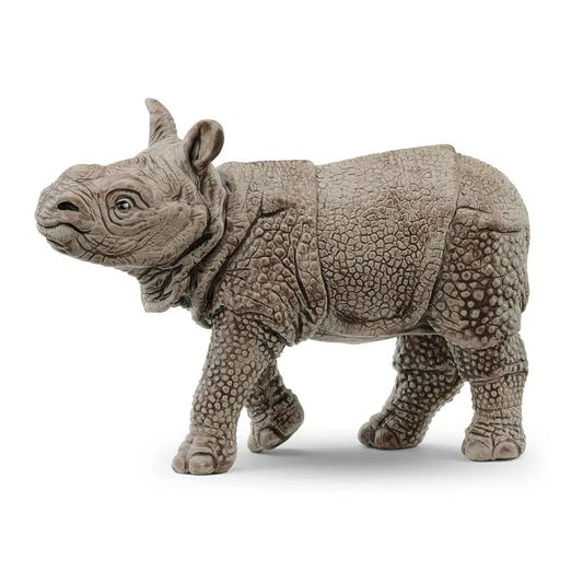 Schleich-Indian Rhinoceros Baby-14860-Legacy Toys