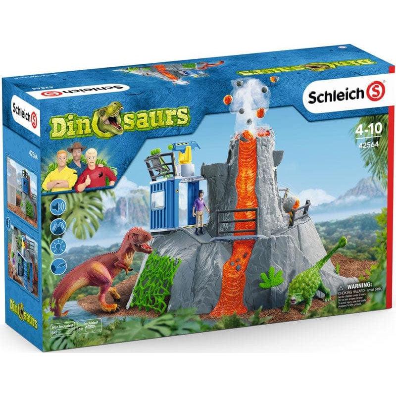 Schleich-Volcano Expedition Base Camp-42564-Bar Code 1-Legacy Toys