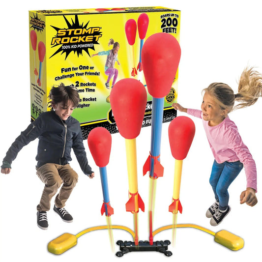 Stomp Rockets-Dueling Stomp Rocket-20888-Legacy Toys