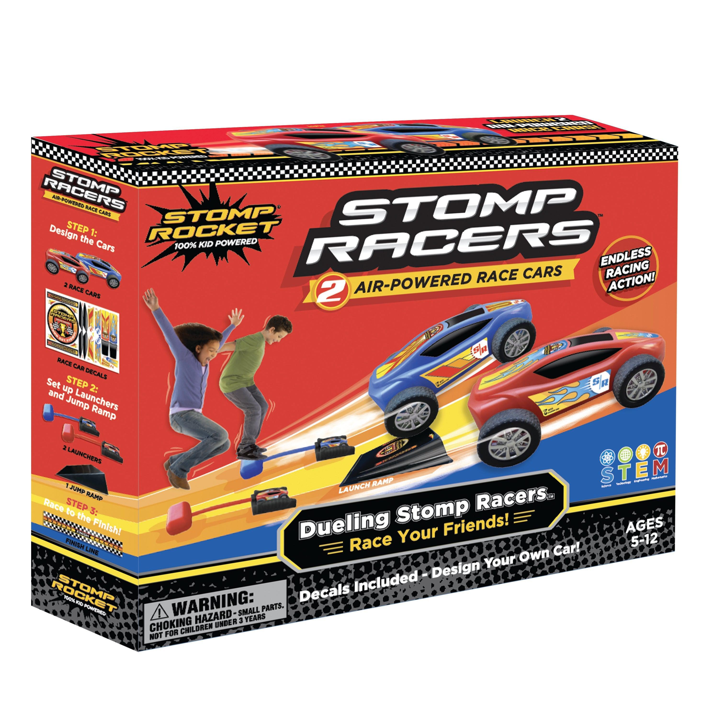 Stomp Rockets-Stomp Rocket Dueling Stomp Racers-60000-Legacy Toys
