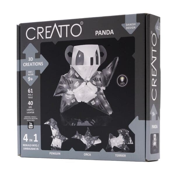 Thames & Kosmos-Creatto: Glowing Panda & Monochrome Crew-888008-Legacy Toys