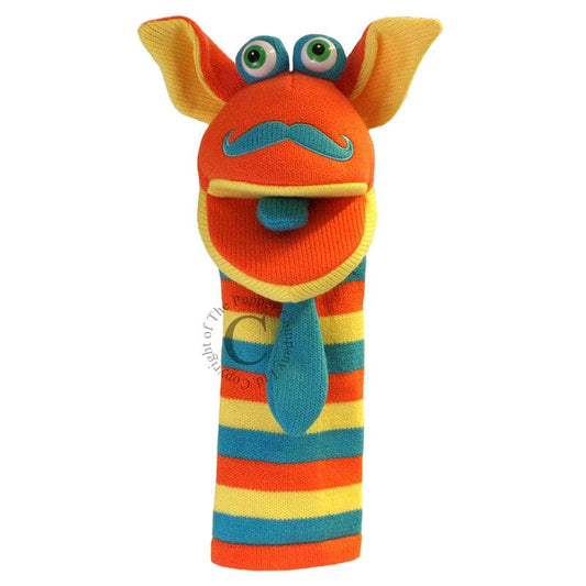 The Puppet Company-Knitted Puppets - Mango-PC007011-Legacy Toys
