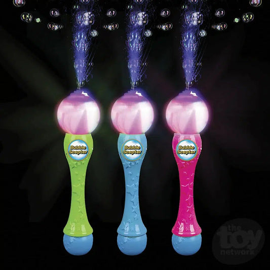 The Toy Network-13.5" Light-Up Bubble Scepter-GL-BUBWA-Legacy Toys