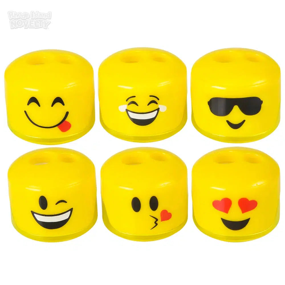 The Toy Network-1.5" Emoticon Sharpener-ST-SHEM2-Single-Legacy Toys