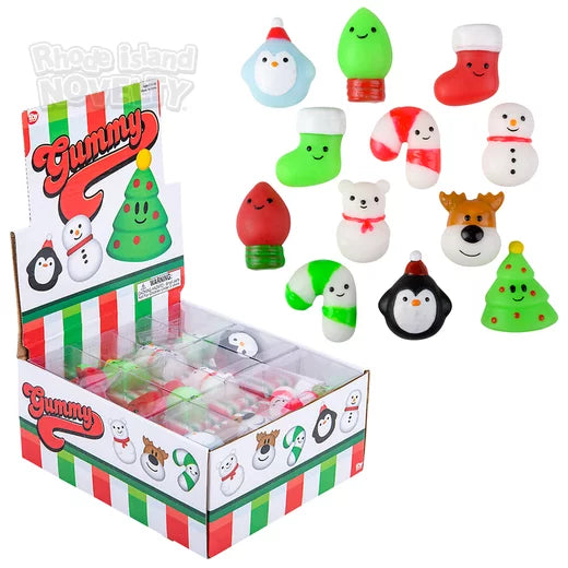 The Toy Network-1.5" Gummy Christmas Characters Assorted Styles--Legacy Toys