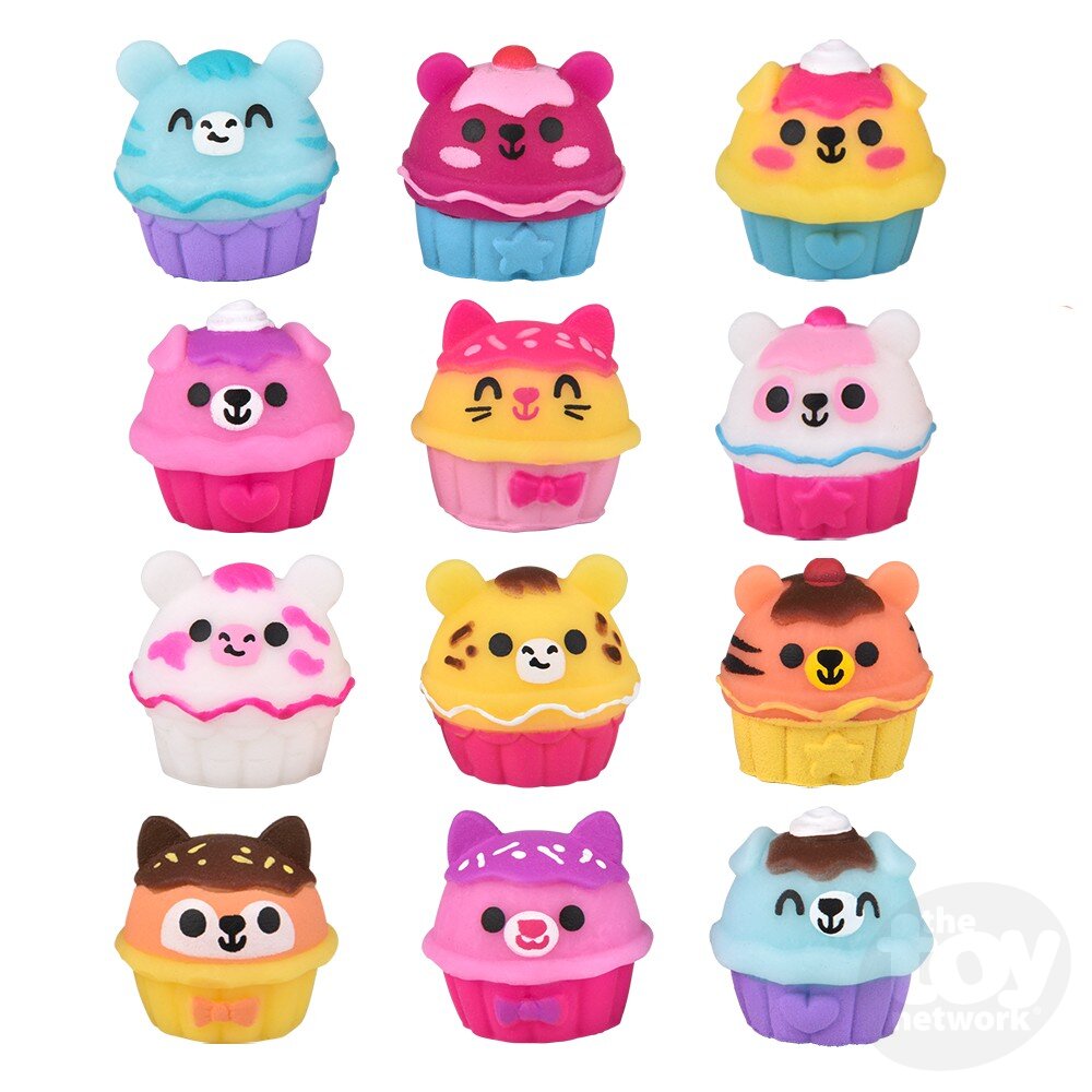 The Toy Network-1.5" Gummy Cupcake Animals-PA-GUMCC-Legacy Toys