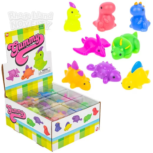 The Toy Network-1.5" Gummy Dinosaurs Assorted Styles-PA-GUMDI-Single-Legacy Toys