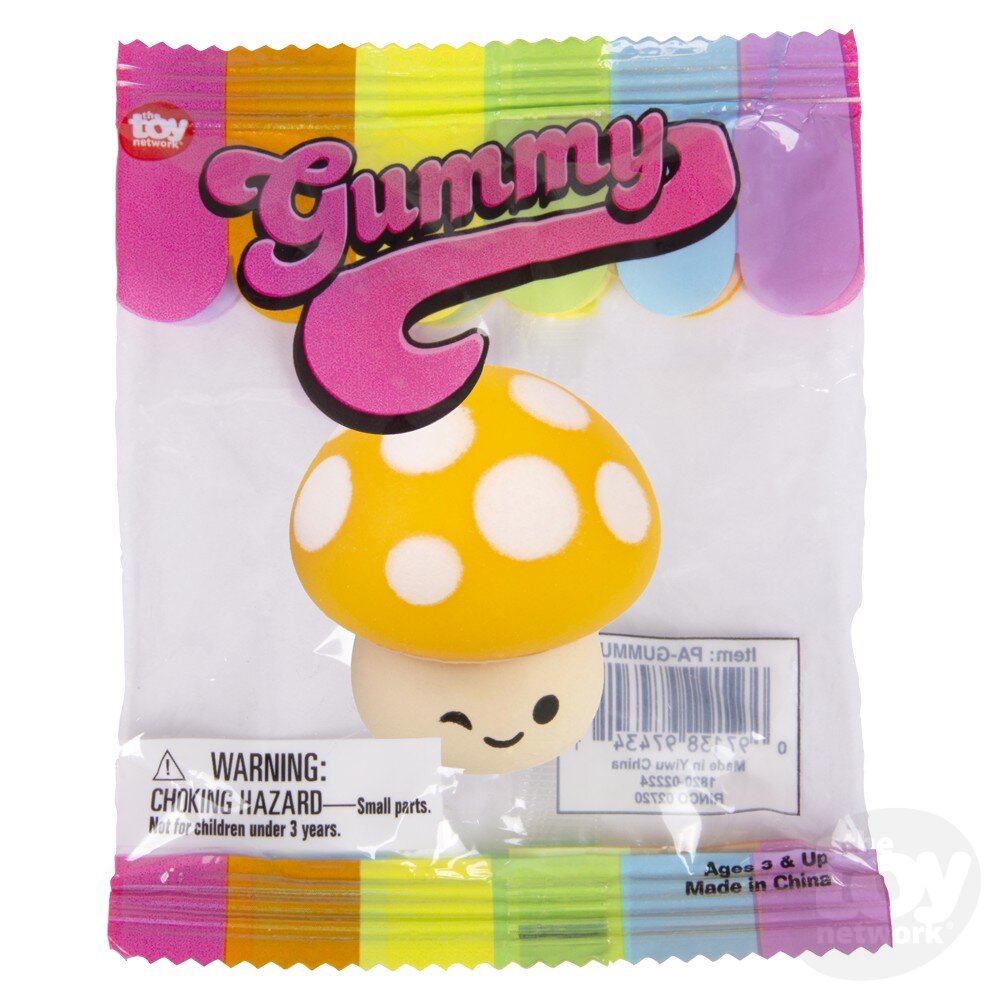 The Toy Network-1.5" Gummy Mushrooms-PA-GUMMU-Legacy Toys