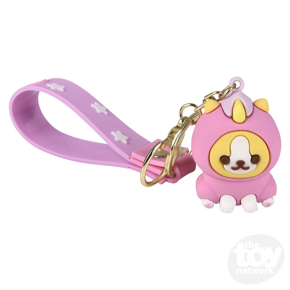 The Toy Network-2" Kawaii Animal Wristlet Clip On-JA-WRKAW-Legacy Toys
