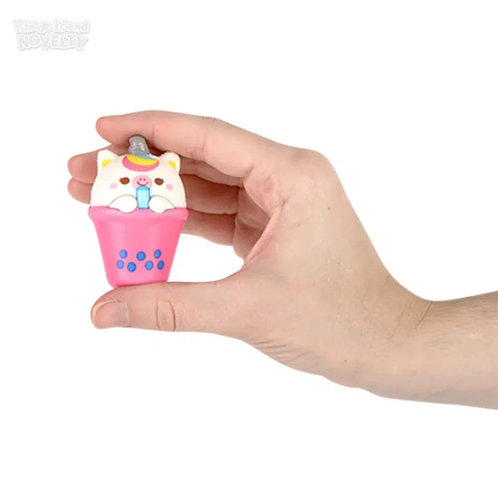 The Toy Network-2" Micro Squish Animal Bubble Tea--Legacy Toys