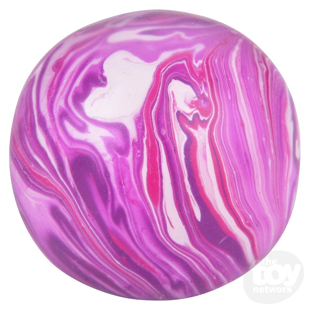 The Toy Network-2.33" Squish And Stretch Marbleized Gummi Ball-BA-SQSMA-Legacy Toys