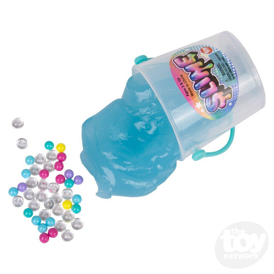 The Toy Network-2.5" Bucket Neon Mix-In Slime-SK-BUCMX-Legacy Toys