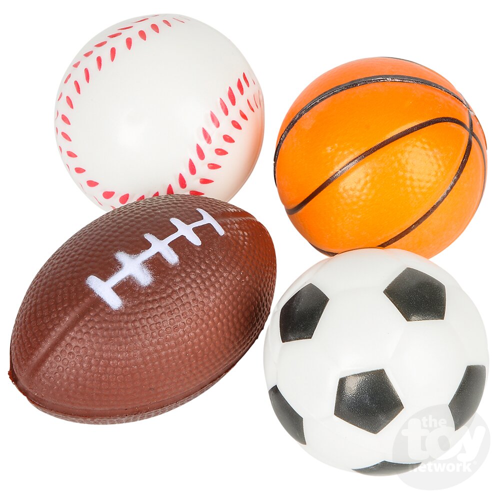 The Toy Network-2.5" Sports Stress Ball-BA-STSPO-Legacy Toys
