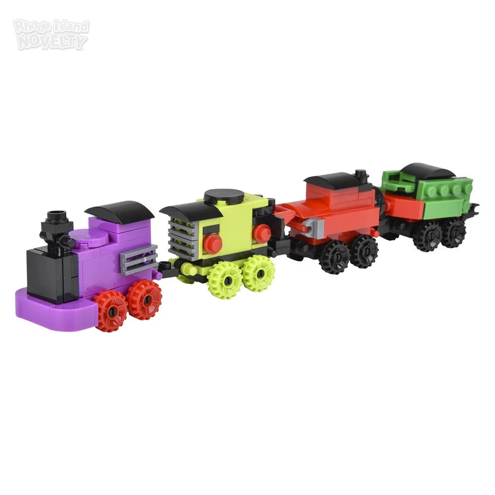 The Toy Network-3" Building Block Trains in Mystery Egg-VE-BBTRA-Legacy Toys