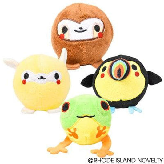 The Toy Network-3" Deluxe Squish Plush Jungle Animals--Legacy Toys