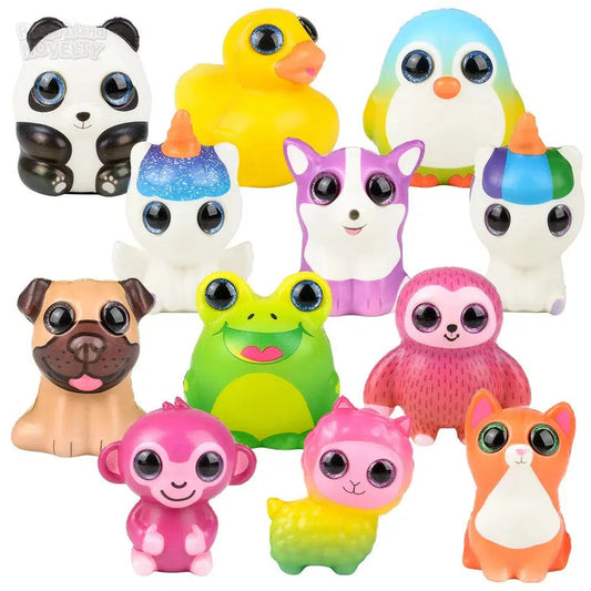 The Toy Network-3.5" Sparkle Eye Squish Animal--Legacy Toys