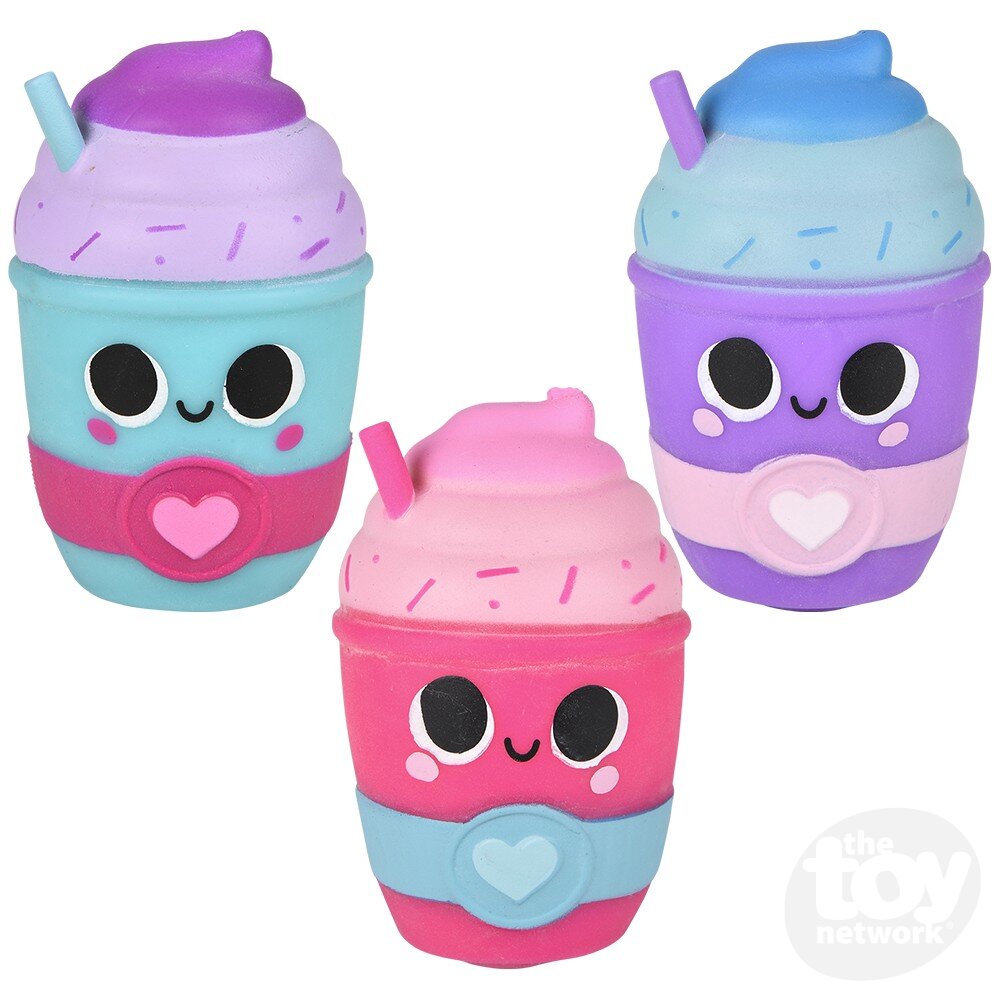 The Toy Network-3.5" Squish And Stretch Frappe-CA-SSFRA-Legacy Toys
