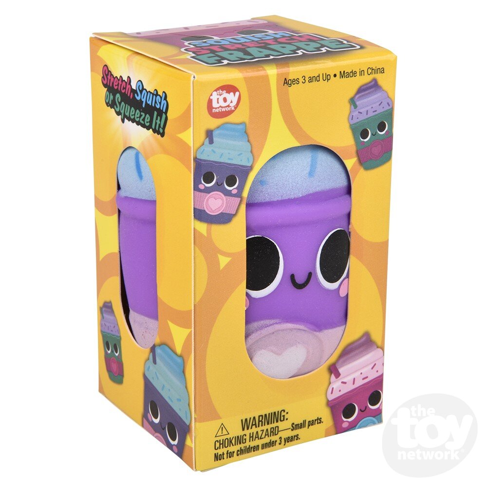 The Toy Network-3.5" Squish And Stretch Frappe-CA-SSFRA-Legacy Toys