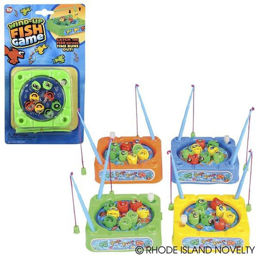 The Toy Network-3.5" Wind Up Fishing Game--Legacy Toys