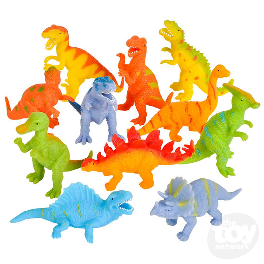The Toy Network-4" Squeeze Stretch Dinosaurs-PA-DINSQ-Legacy Toys