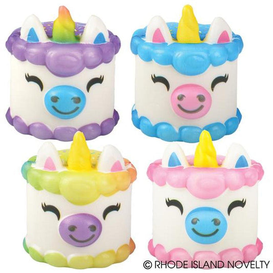 The Toy Network-4" Squish Unicorn Cake--Legacy Toys