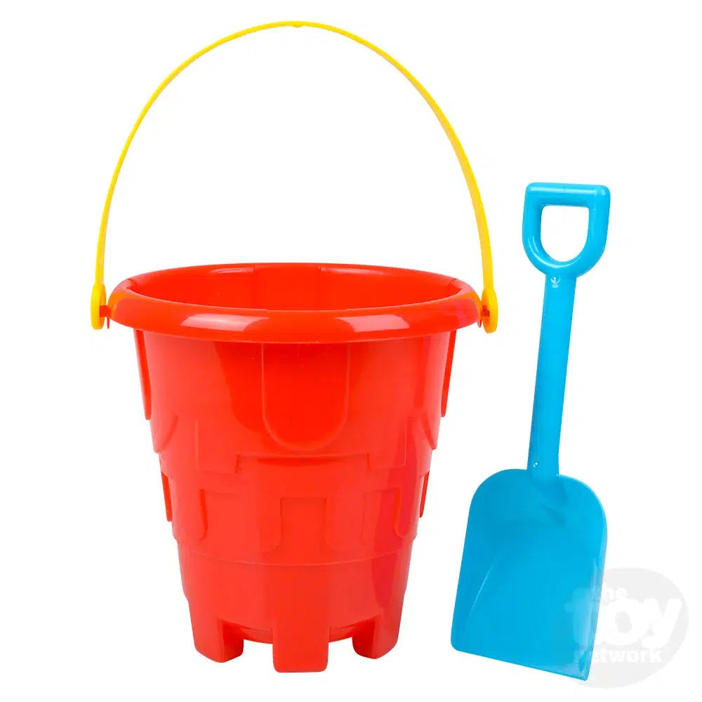 The Toy Network-6" Beach Sand Pail And Shovel Set Assorted Colors--Legacy Toys