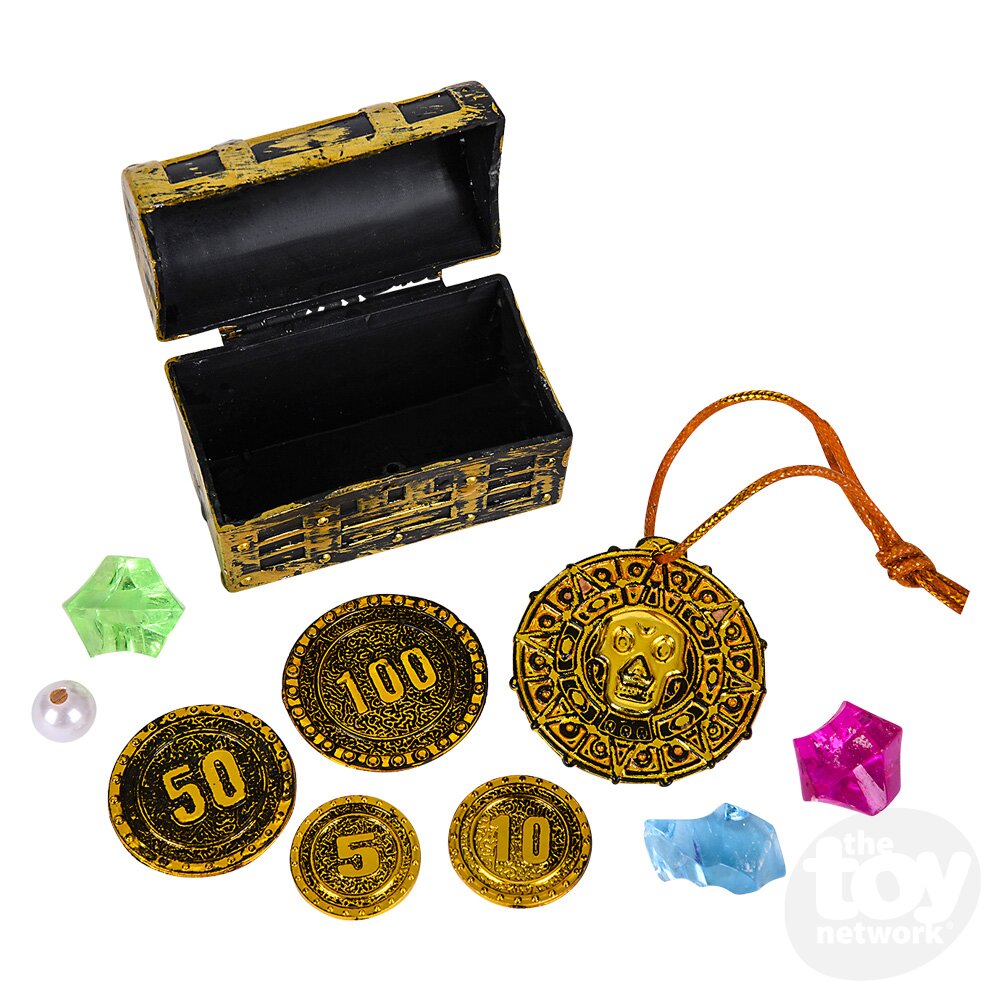 The Toy Network-6" Pirate Treasure Chest Dig Kit-AM-DIGPT-Legacy Toys