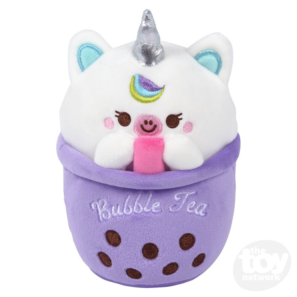 The Toy Network-7" Bubble Tea Animal Cup-PF-TEA10-Legacy Toys