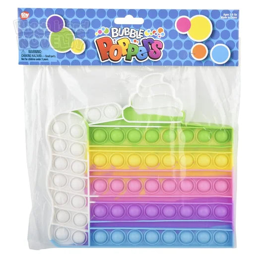 The Toy Network-8.5" Jumbo Cake Bubble Popper-TY-BPJCA-Legacy Toys